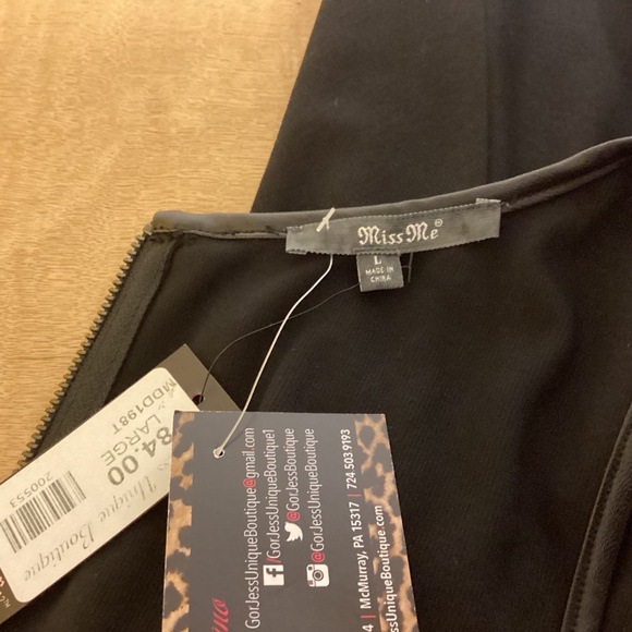 Miss Me Dress Mini HOCO Whimsigoth Feminine Grunge Edgy Event Peekaboo Size L - Picture 11 of 16